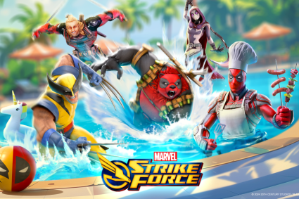 HELLO HOTPOOL: Deadpool and Wolverine dip into the pool at Marvel Strike Force